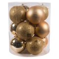 thumbnail image 5 of Vickerman N591033A 4 in. Copper &amp; Gold Assorted Ball Ornament  12 per Box, 5 of 5