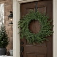 thumbnail image 5 of Bcylexb Green Cedar Wreath for Front Door, 15.7" Artificial Pine Christmas Wreath All Season Hanging Decor for Window Wall Home Indoor, 5 of 8
