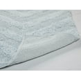 thumbnail image 6 of Better Trends 24" x 40" Bathroom Rugs 100% Cotton Soft Water Absorbent Non Slip Bath Mat Machine Washable Rug (Blue) Hugo Collection, 6 of 6