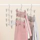 thumbnail image 2 of 4 Tier Trouser Hangers, Space Saving Metal Hangers with Clips, Hangers for Pants, Towels, 2 of 4