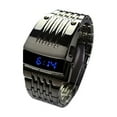 thumbnail image 2 of Walbest Wrist Watch LED Automatic Energy Saving Mode Stainless Steel Digital Calendar Sport Watch for Officer, 2 of 6