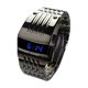 thumbnail image 2 of Gwong Electrónica Reloj de pulsera LED Modo de ahorro de energía automático de acero inoxidable Calendario digital Reloj deportivo para oficial, 2 of 6
