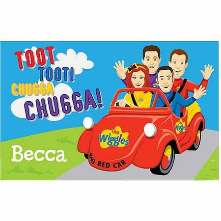 Personalized The Wiggles Big Red Car Placemat