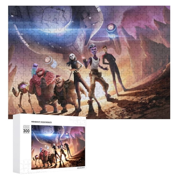 Star Trek Prodigy-themed Wooden jigsaw Puzzle for home Decoration or gift for fans friend,family.300pc