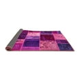 thumbnail image 2 of Ahgly Company Indoor Round Patchwork Pink Transitional Area Rugs, 3' Round, 2 of 4