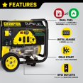Champion Power Equipment Dual Fuel Portable Generator 100231 - 6900/5500 Watt - Wheel Kit