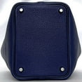 thumbnail image 5 of Pre-Owned Hermes Hermès Picotin Lock PM handbag f-23697 in navy blue with Bleu Nuit... (Good), 5 of 11