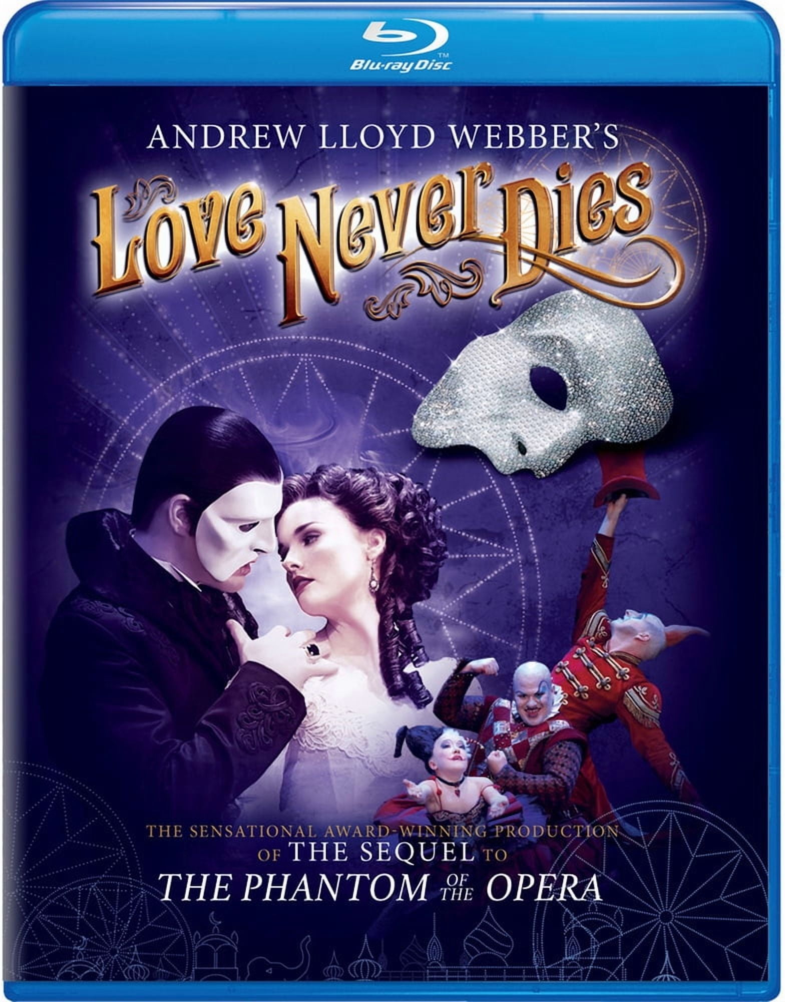 Andrew Lloyd Webber's Love Never Dies DVD, 121 mins, Musical