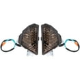 thumbnail image 1 of Front LED Turn Signal Light, Left Right 12V Heat Resistant Plastic Motorbike Indicator  For Motorcycles Brown, 1 of 8