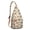 Beige-2, variant on Cute Owl Print Sling Backpack – Colorful Hand-Drawn Cartoon Owl Crossbody Bag for Hiking & Travel