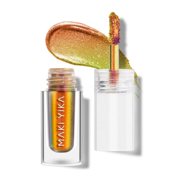 Sombra de ojos con purpurina MAKI YIKA Gold Liquid Multichrome #7 Bronzer