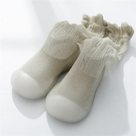 

Hunpta Toddler Shoes Kids Infant Baby Boys Girls First Walkers Solid Breathable Stocking Soft Sole Antislip Shoes Prewalker