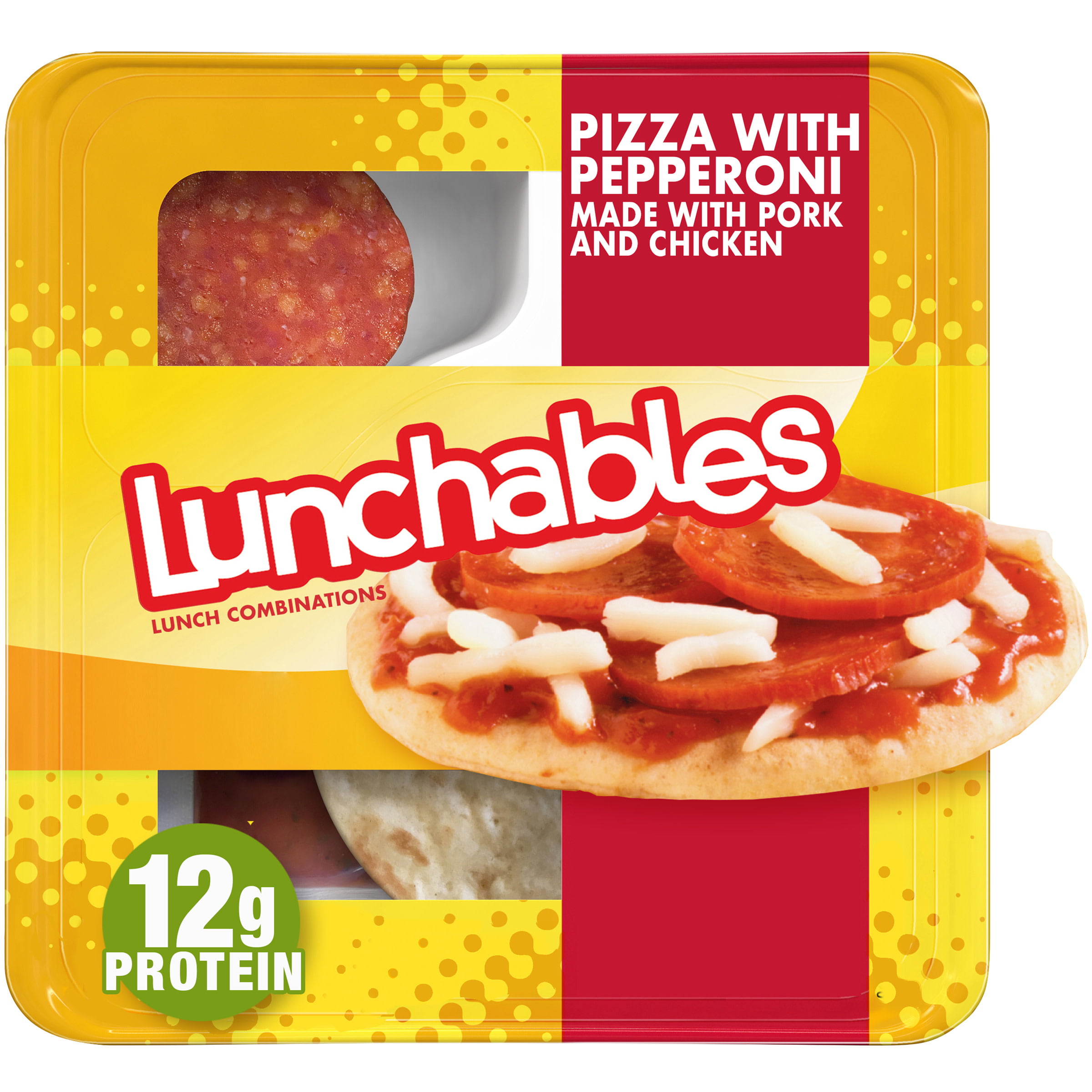 Lunchables Pizza With Pepperoni Lunch Combinations, 4.3 oz. Tray