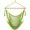 Light Green, variant on Hammock Chair with Spreader Bar Caribbean Hammock Swing Chair 300 LBS Weight Capacity XL Rope Hanging Chair for Outdoor Indoor Garden Yard - Orange