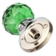 thumbnail image 4 of 1 unids 30mm Forma de diamante cristal manija cajón armario perilla verde Zhivalor 710-30, 4 of 8