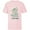 Soft Pink, variant on Star Wars Grogu Restore Balance to the Force - Short Sleeve T-Shirt for Kids - Customized-White