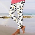 thumbnail image 6 of Feancey Todays Daily Sales Clearance Yoga Leggings for Women High Waist Casual Valentines Day Workout Running Pants Novelty Love Heart Print Holiday Yoga Tights Multicolor XXL, 6 of 7