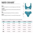 thumbnail image 6 of Daiia Sea Turtle Women's Bikini Set Two Piece Swimsuit High Waisted Bikini Adjustable Straps Bikini Perfect for Beach, Pool, and Summer Vacation-Medium, 6 of 9