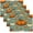 Pumpkin Maple Leaves, variant on Fall Placemats Set of 4, 12x18 Inch Orange Pumpkin Maple Leaf Fall Table Mats Autumn Harvest Thanksgiving Decorative Table Placemats for Outdoor Indoor Party Kitchen Dining Table Decoration