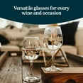 thumbnail image 2 of Libbey All Purpose Wine Glasses, Classic, White and Red Wine Glasses Set of 12, Stemmed Glass Drinking Cups Set for Dinner Parties, Holiday Gatherings, 2 of 6