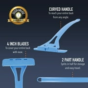 BakBlade 1.0 Back Shaver for Men, Long 18 Handle and 4.5 Razor Head for Wet or Dry Use
