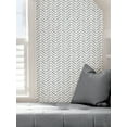 thumbnail image 4 of NuWallpaper Indigo Holden Vinyl Peel And Stick Wallpaper, 216-in by 20.5-in, 30.75 sq. ft., 4 of 7