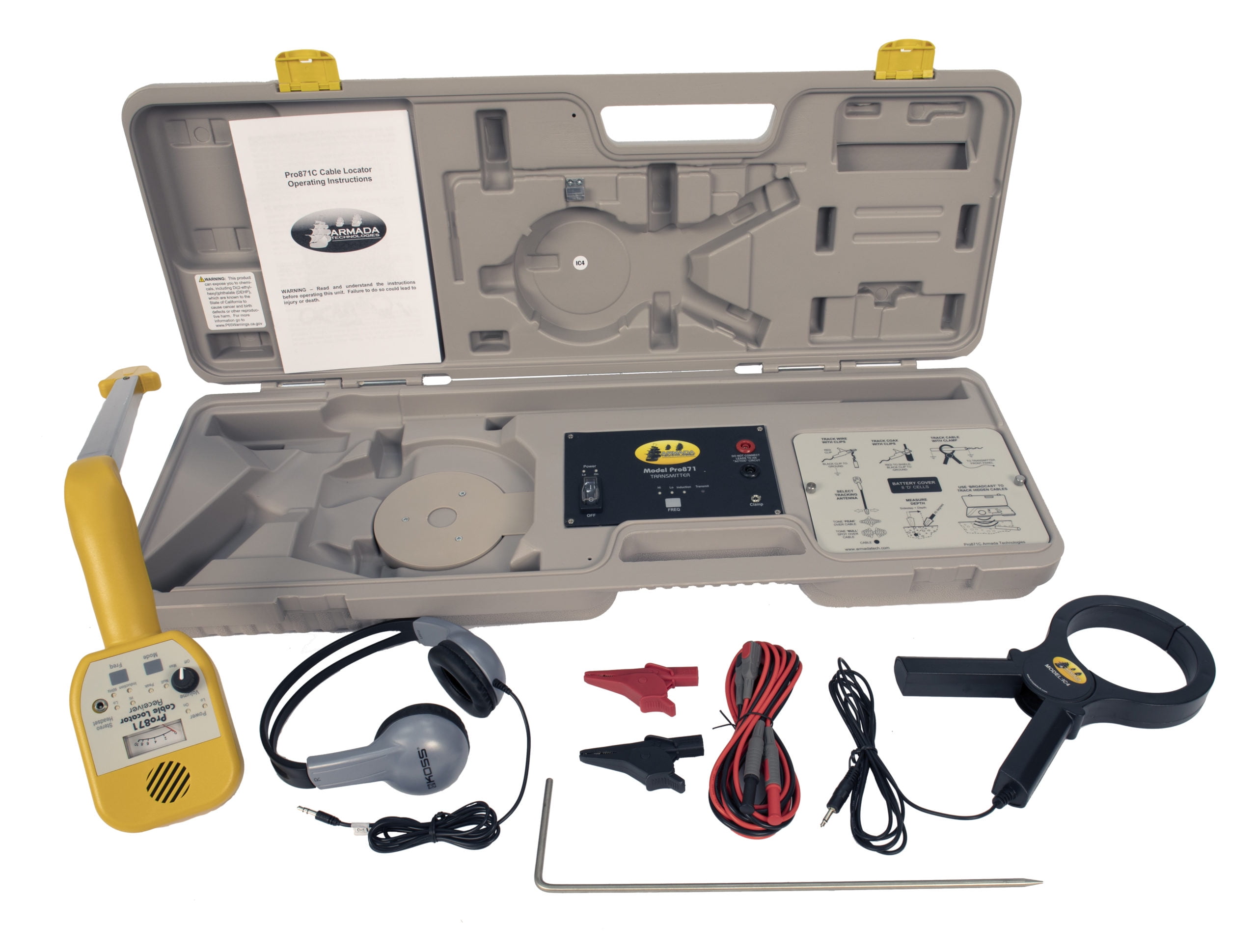 Greenlee 501 Tracker II Cable Locator System, Lightweight, Pipe