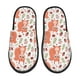 thumbnail image 1 of Fotbe Squirrel And Pantuflas Peludas para Mujer con Estampado, Zapatillas de Peluche, Zapatos de Invierno para Casa, Uso Interior y Exterior-Large, 1 of 8