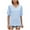 Light Blue, variant on Busydd Womens Tops Fashion Breathable Short Sleeve Shirts for Women Casual Cozy V Neck Summer Tops Basic Versatile Solid Color Going Out Tops Blouses