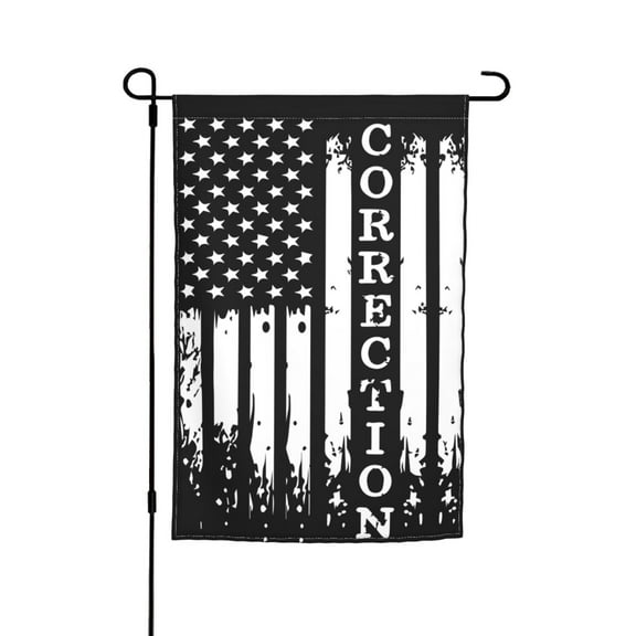 Correctional Officer Flag1 Garden Flag 12x18 Inch Indoor Balcony Courtyard Outdoor Decorative Flag
