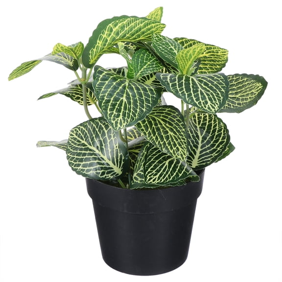 Hytrove Indoor Fake Bonsai Plant Decor Green Artificial Faux Plant for Home Office Spaces