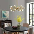 thumbnail image 4 of Modway Resolve Brass Pendant Chandelier, 4 of 4