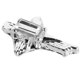 thumbnail image 3 of OUNONA 10Ud Accesorios De Cruz En Metal Plata Con De Rhinestones Para Decorar, 3 of 6