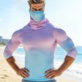 thumbnail image 4 of Yaoyar UPF 50+ Fishing Shirts for Men UV Protection Hoodie Shirt with Neck Gaiter Long Sleeve Quick Dry Hiking Sun Shirts, 4 of 4