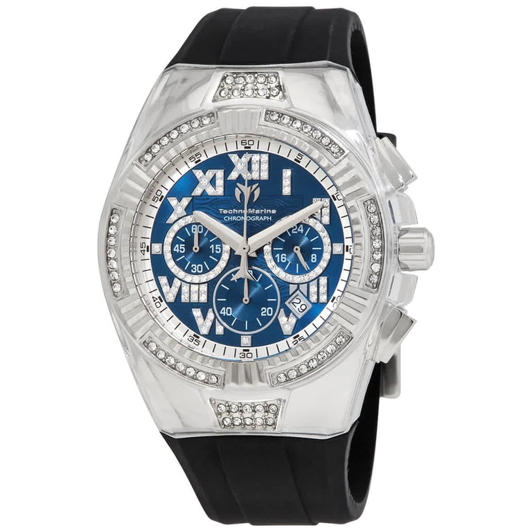 Technomarine Cruise Glitz Chronograph Quartz Crystal Blue  display picture 3