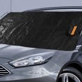 thumbnail image 4 of Phenofice Windshield Ice Protector Cover Car Windshield Cover Aluminum Film Snow Protection For Trucks 1Pack, 4 of 8