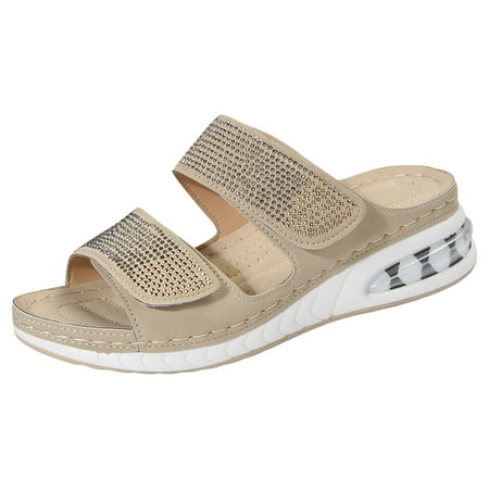 

Jungdeepe Women Sandals Fashionable New Pattern Solid Womens Shower Sandals Adjustable Yoga Sandals for Women Size 8 Softball Sandals for Girls Tan Water Shoes Women Women Slide Sandals Size 8