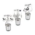 thumbnail image 1 of 3x Candelabro giratorio Candelabro Caballo y copo de nieve y luna, 1 of 9