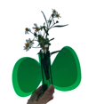 thumbnail image 1 of 3 Florero acrílico colorido, arreglo floral transparente, adornos, arte de moda, 1 of 5