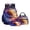 Orange and Blue - Basketball, variant on DISNIMO Boys Backpack, Soccer Ball Print 3 Pcs School Bag Set with Lunch Box and Pencil Case, Lightweight Portable School Backpack for Kids