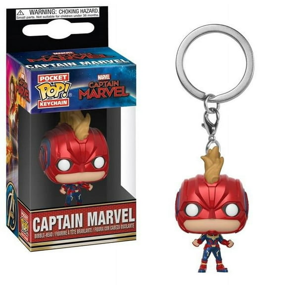 Captain Marvel 110730 Captain Marvel Marvel Pop Keychain with Helmet