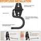 thumbnail image 3 of 6 Pack Metal Garage Hooks, Heavy Duty S Hooks Tool Hangers, 3 of 5