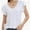 White, variant on Summer Tops for Women Ruff Sleeve Business Casual Dressy Ladies Blouses V-Neck Shirt Loose Fit Tee