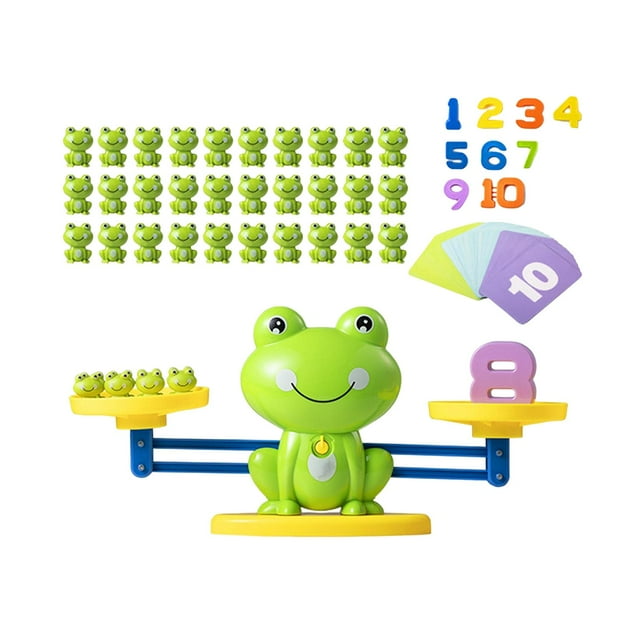 Juego de Matematicas Hugo Frog Balance Verde 38