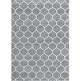 thumbnail image 3 of Unique Loom Trellis Frieze Collection Area Rug - Rounded (8' x 11' Rectangle Light Gray/Ivory), 3 of 7
