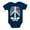 Navy, variant on Tstars Boys Unisex Skeleton Outfit x Ray Heart Baby Bodysuit 3M