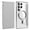 Grey, variant on Dteck Magnetic Wallet Case for Samsung Galaxy S25 Ultra,Shockproof Leather Card Slots Case Built-in Camera Lens Protector Plating TPU Compatible with Mag Safe Back Cover for Galaxy S25 Ultra,Grey
