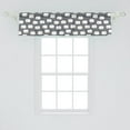 thumbnail image 2 of Ambesonne Sheep Window Valance, Bedtime Design Lambs, 54" X 12", Grey Peach White, 2 of 3