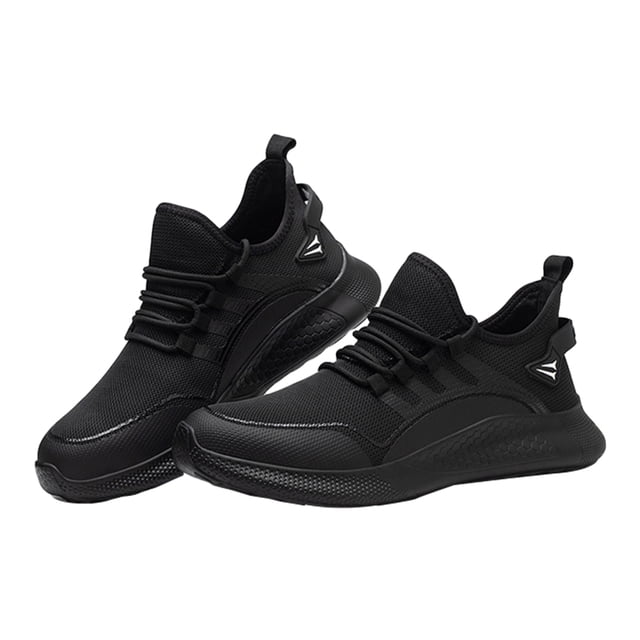 Zapatos de seguridad de trabajo ligeros, cómodos, con punta de acero para mujeres y hombres (40 negro) Ndcxsfigh Tenis De Mujer Tenis De Hombre