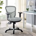 thumbnail image 4 of Modway Articulate Modern Mesh and Fabric Office Chair in Gray Finish, 4 of 13